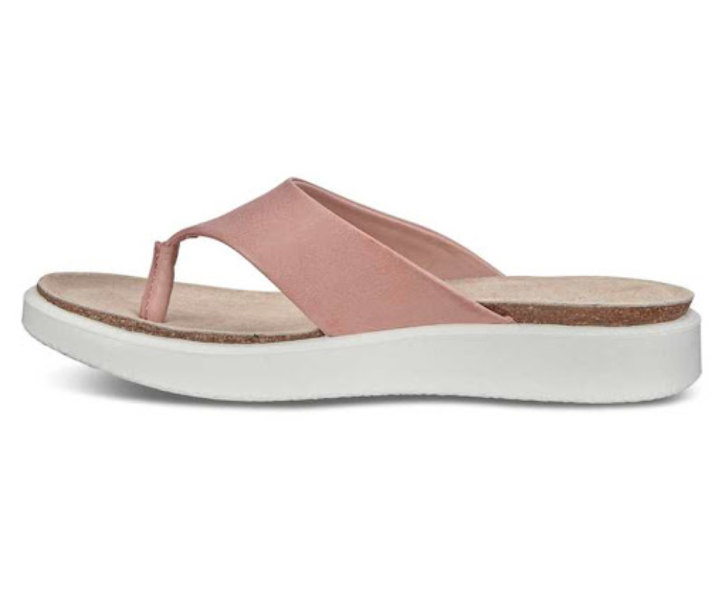 ECCO Women's Corksphere Thong Flip-Flop, Muted Clay, 36 M EU US)