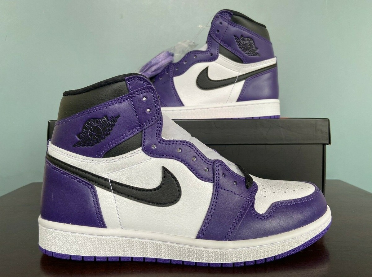 靴 NIKE Air Jordan 1 High Court Purple 26.5 Jordan 1 Retro High Court Purple (Women's) - CD0461-151 - US