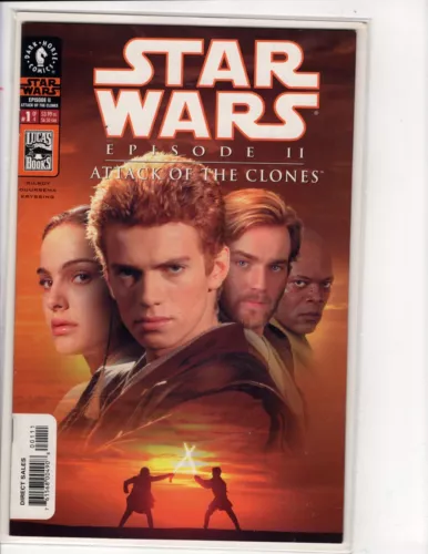 Star Wars Episode II Attack Of The Clones #1 - 4 (SET) 2002 DARK HORSE COMICS
