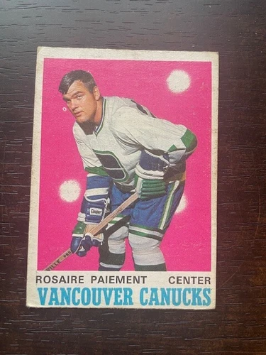 1970-71 O-Pee-Chee OPC #226 Rosaire Paiement RC - Vancouver Canucks VG-EX