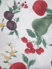 FALL FOLIAGE Tablecloth Autumn Harvest Fruit Orchard Thanksgiving Polyester NIP