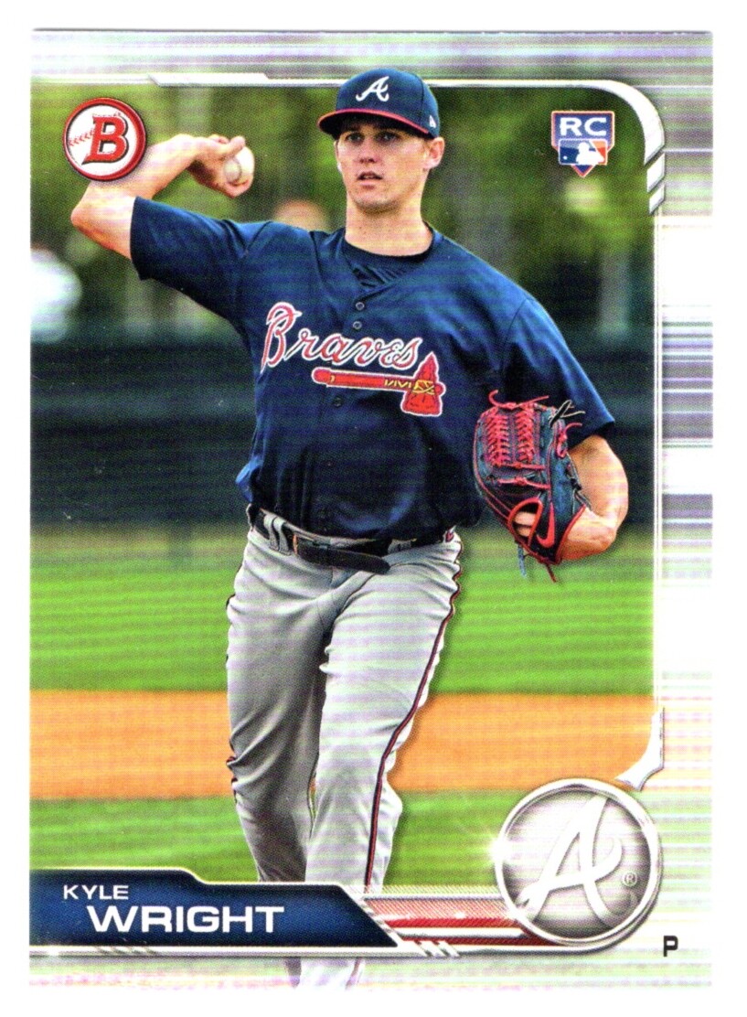 KYLE WRIGHT  BRAVES  RC  2019 BOWMAN #52