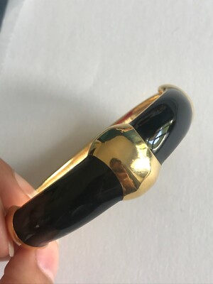 Bracelet Fantaisie Doré Et Noir - Réf. 59282, Occasion