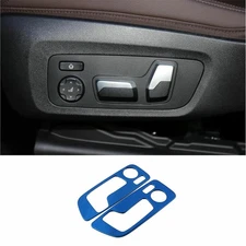 For 2018-2024 BMW X3 G01 X4 G02 Blue Steel Seat Adjust Handle Button Panel Trim