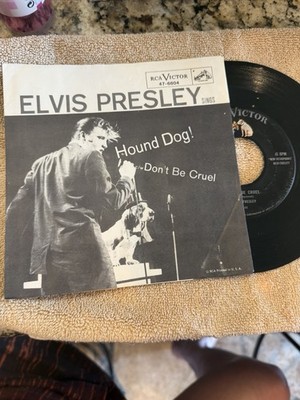 Elvis Presley Hound Dog / Don't Be Cruel RCA Victor 7'' 45 RPM Vinyl Single Orig 