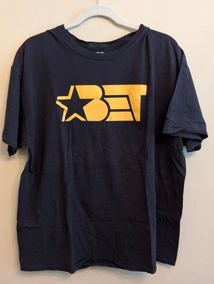 Vintage BET Black Entertainment Television Network Shows Logo Graphic T-Shirt XL