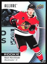 2024-25 Upper Deck Allure Black Rainbow Kevin Korchinski Rookie Chicago