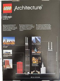 LEGO ARCHITECTURE - Chicago Skyline 21033 COMPLETE WITH MANUAL AND BOX