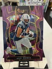 2025 Panini Select Concourse Prizm Alec Pierce #32 Serial /699 Colts Football
