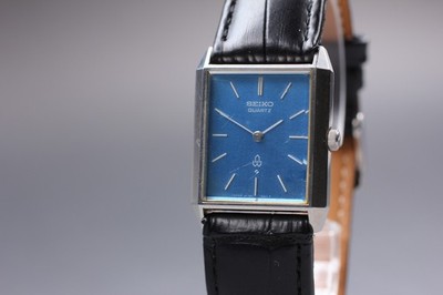 EXC+5] Vintage 1975 Seiko Chariot 4130-5010 Blue dial Quartz