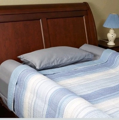 hiccapop [2-Pack] Foam Bed Bumpers Toddler Bed Rails with Water-Resistant Cover 