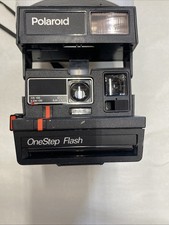 Polaroid One Step Flash Camera With Strap Not Tested MO7 02 0514