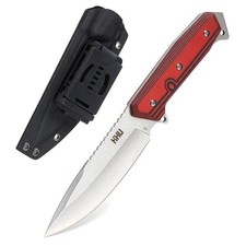 Outdoor Messer Full Tang D2 Stahl G10 Griff Camping Jagdmesser mit Scheide