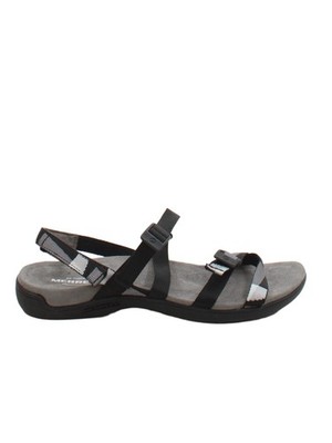 Merrell Damen Sandalen UK 6,5 schwarz gestreift 100% andere Riemchen