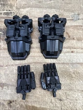 3rd Party Combiner Wars TFs Upgrade Kits Hands Feet Black ( Eg. Defensor )
