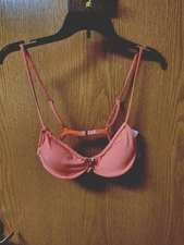 Tinibikini Swimwear Coral Top. NWT. Med. Cute.