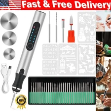 Professional Engraving Pen USB Rechargeabl 38 Bits Electric DIY Portable Tool Ki