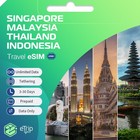 Singapore Thailand Malaysia Indonesia Travel eSIM | Unlimited Data Only Plan