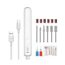 Portable Nail Polish Drill Grinder, Rechargeable Electric Nail File... Fast Ship