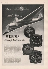 Weston Electrical Instruments, Newark, N.J., WW2 Full Page Print Ad June 1941