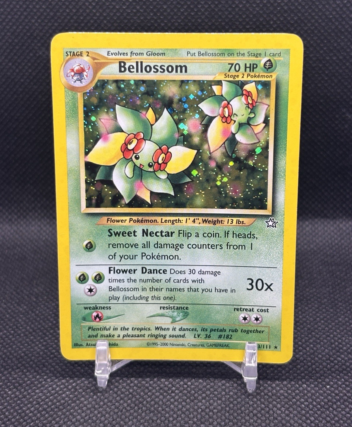 Bellossom 3/111 Neo Genesis Unlimited Holo Rare English