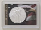 2026 SILVER EAGLE 1 OUNCE AMERICAN FLAG AND EAGLE W/HARRIS HOLDER