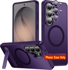 Cobalt Violet for Samsung Galaxy S26 Ultra Case with Stand, Slim Silicone Cover