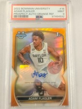 2022 Bowman U Adam Flaggler Prospect Auto Orang Ref. #16 PSA 9