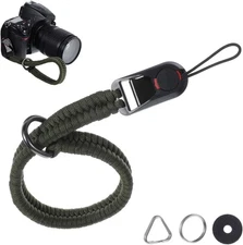 Camera Wrist Strap for SLR Digital Cameras Camcorders, Quick Release Braided... 