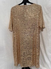Gold Glitter Women’s Mild Party Dress Women