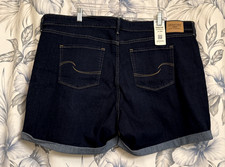 Signature Gold by Levi Strauss Womens Mid-Rise Stretch Denim Shorts Size 22W NWT