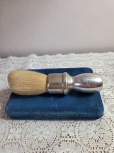 Vintage Dubl Duck Germany Made Shaving Brush Metal Handle