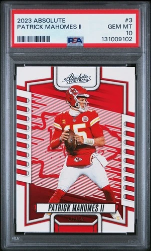 2023 Panini Absolute #3 Patrick Mahomes II Retail PSA 10