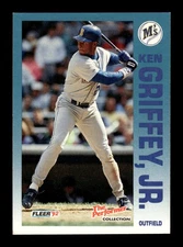 1992 Fleer Citgo The Performer Ken Griffey Jr #4 Seattle Mariners MLB Card HOF