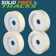 (4 Set) 12x16/16x5x12 Skyjack Front & Rear Scissor Lift Tires & Wheel Assembly