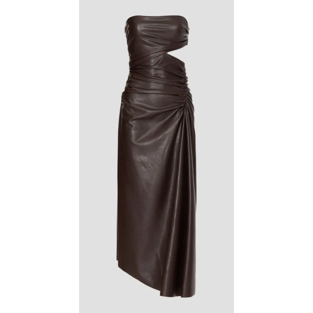Faux Leather Formal Dresses for Women for sale | eBay