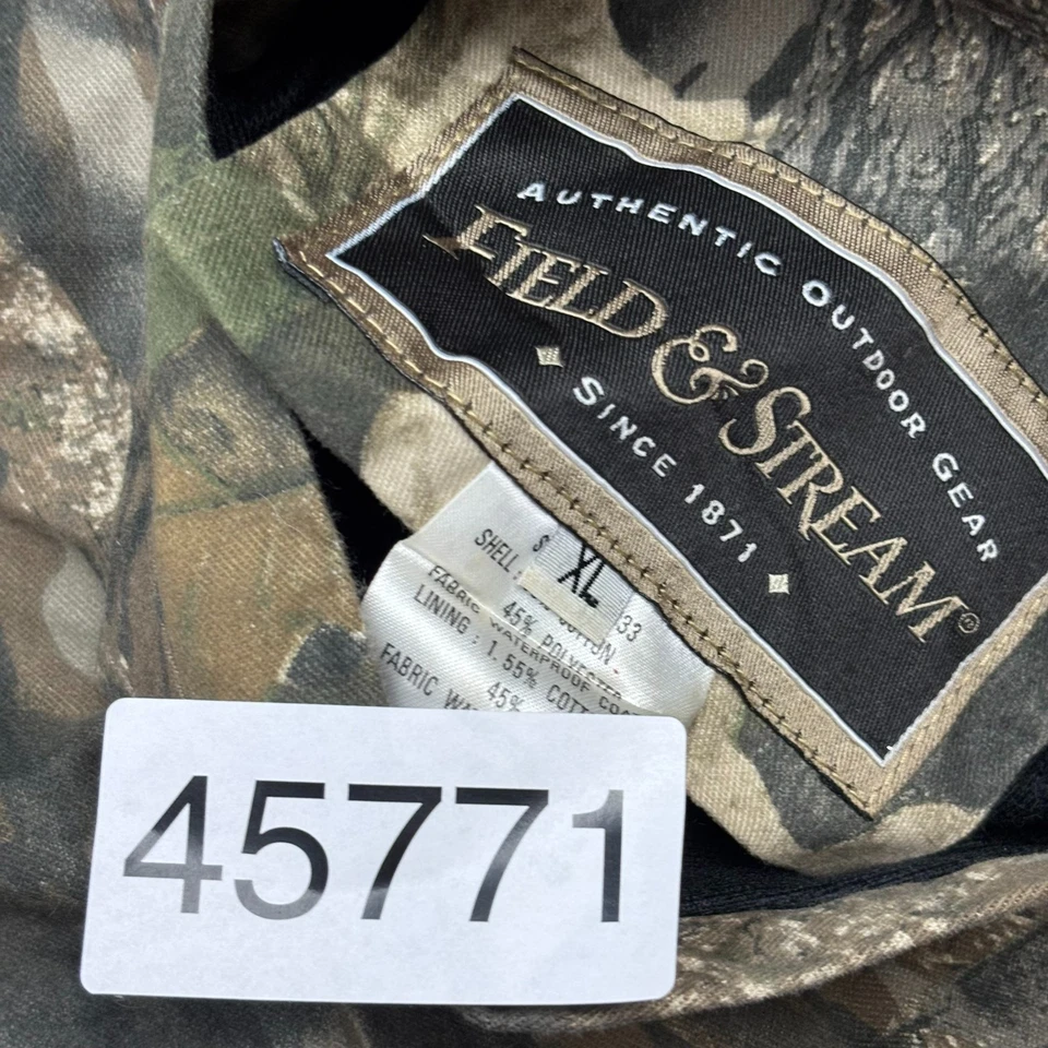 RealTree Jacket Adult X Large Brown Work Wear Canvas Camo Hunting Waterproof Men - Image 4 of 4