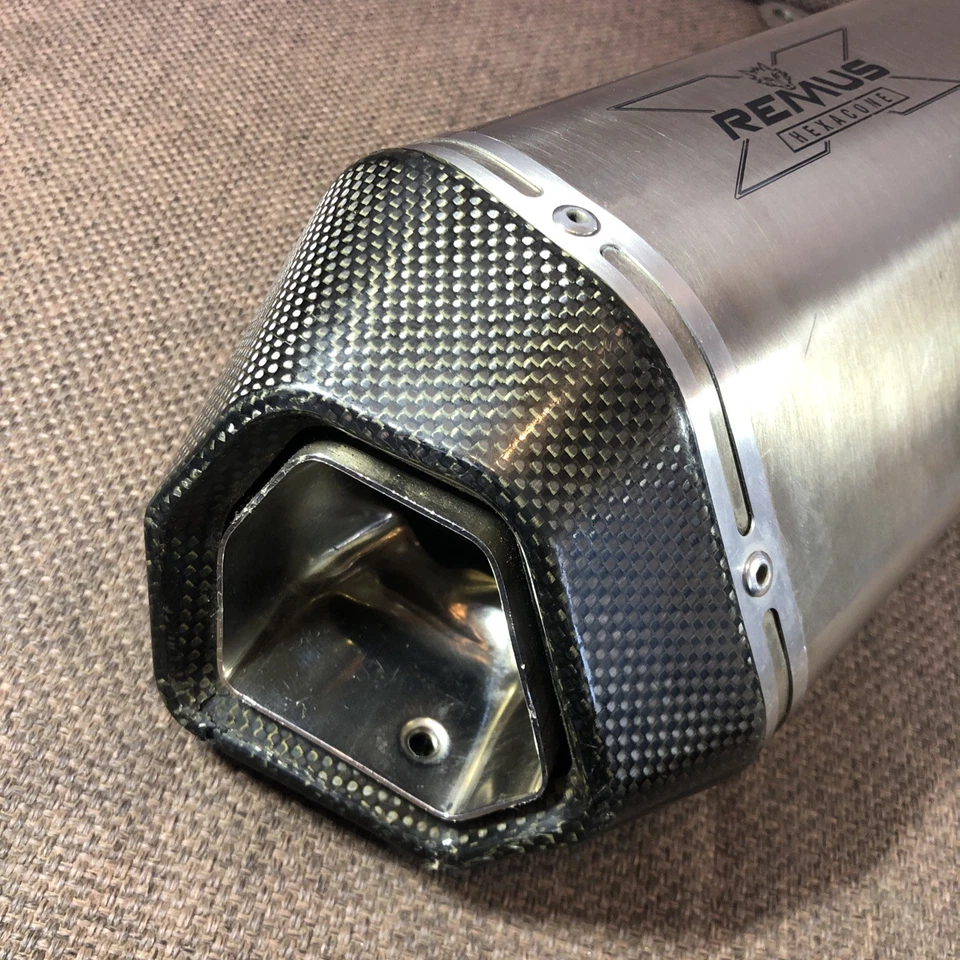 Remus Hexacone Steel Slip-On Exhaust Silencer For Bmw Etc Part No HC1 E4 2268 - Image 2 of 4