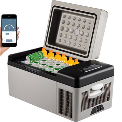 Kompressor Kühlbox 20L Mini Kühlschrank Auto Camping APP 12V/230V Tragbar