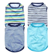 4PCS Dog Clothes for Small Dogs Boy, Printed Puppy L 9-12lb , Pink