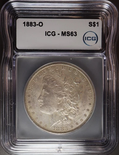 Morgan Dollar 1883 ICG MS63 Uncirculated $1 Silver Coin NO RESERVE .99 START!!