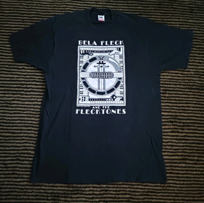 VINTAGE Bela Fleck And The Flecktones 1989 Concert Tour Promo T Shirt XL