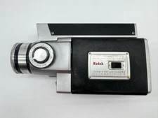 Vintage Kodak Zoom 8 Reflex Movie Camera w/ Original Leather Case - Untested