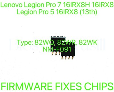 Legion Pro 7 16IRX8H, 16IRX8, Legion Pro 5 16IRX8, NO PASSWORD BIOS CHIP NM-F091