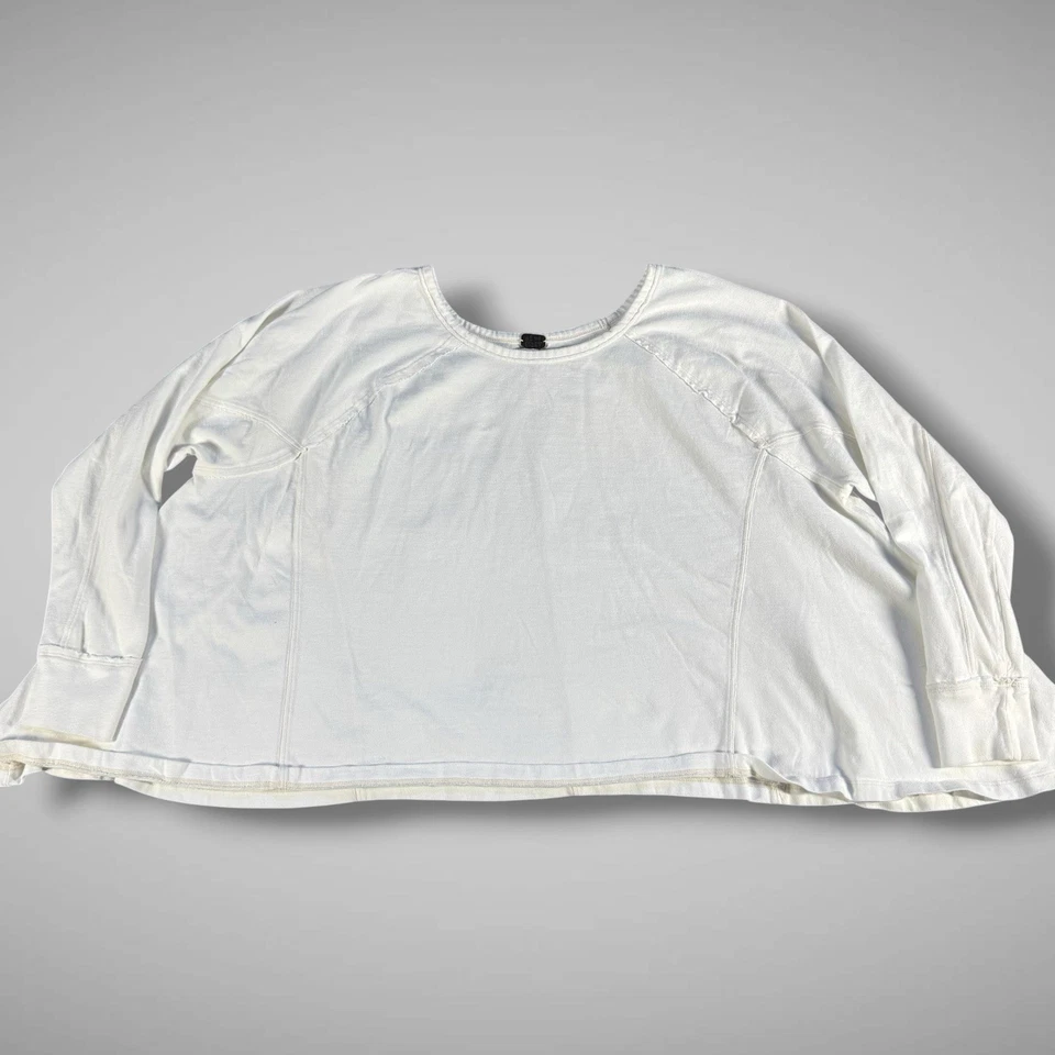 Free People We The Free 衬衫女式超大原缝波西米亚上衣,尺寸 S — 第 2/4 张图片