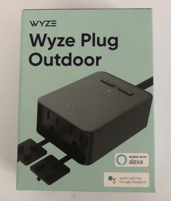 Wyze Plug Outdoor Smart Plug w/ Dual Outlets, Energy Monitoring, Wi-Fi
