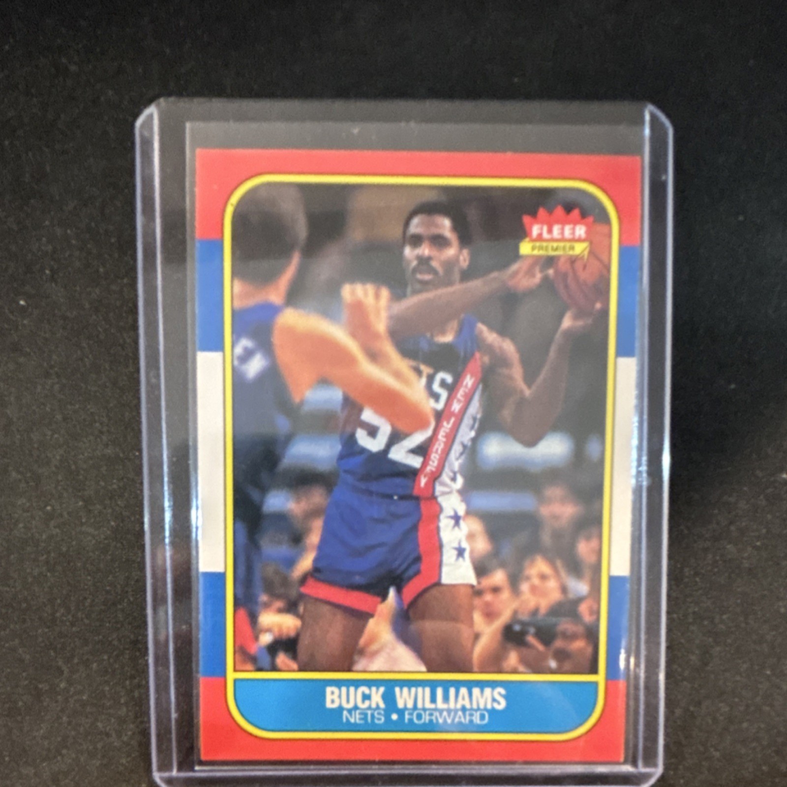1986-87 Fleer Buck Williams #123 New Jersey Nets Basketball Card NM or better
