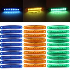 30pcs 12-24V universal 3030 lamp beads yellow,blue,green 9led long bright