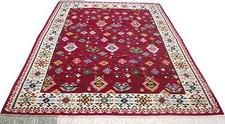 Vintage tribal custom made handmade hand-knotted rug  (98"x 20") pure wool  # 3A
