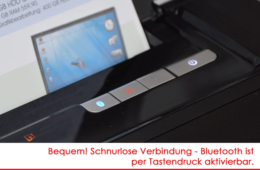 USB & BLUETOOTH KLEINER DRUCKER HP OFFICEJET 100 INKL. INK FÜR WIN XP 7 8 10 11 - Bild 4 von 4